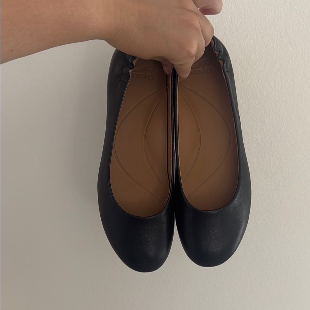 Dansko Black Ballet Flats
